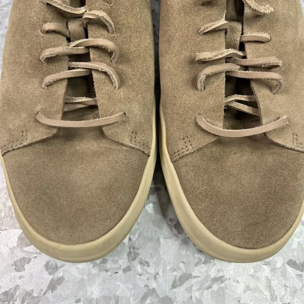 Vince Men's Copeland Suede Sneaker Beige 10 Casual Minimalist Quiet Luxury
